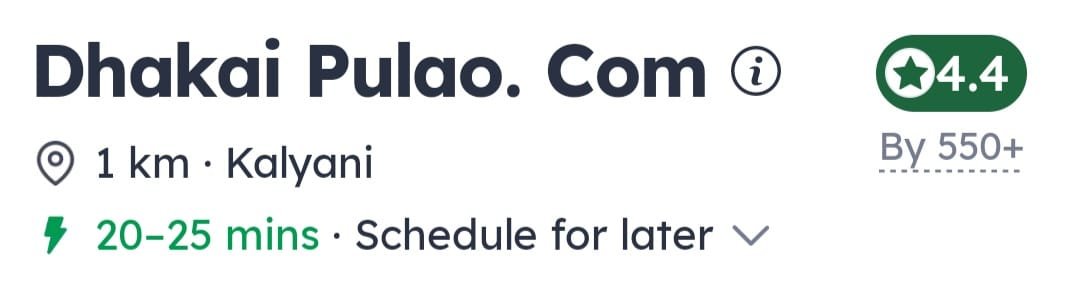 Dhakai Pulao on Zomato: rated 4.4 by 550+ customers
